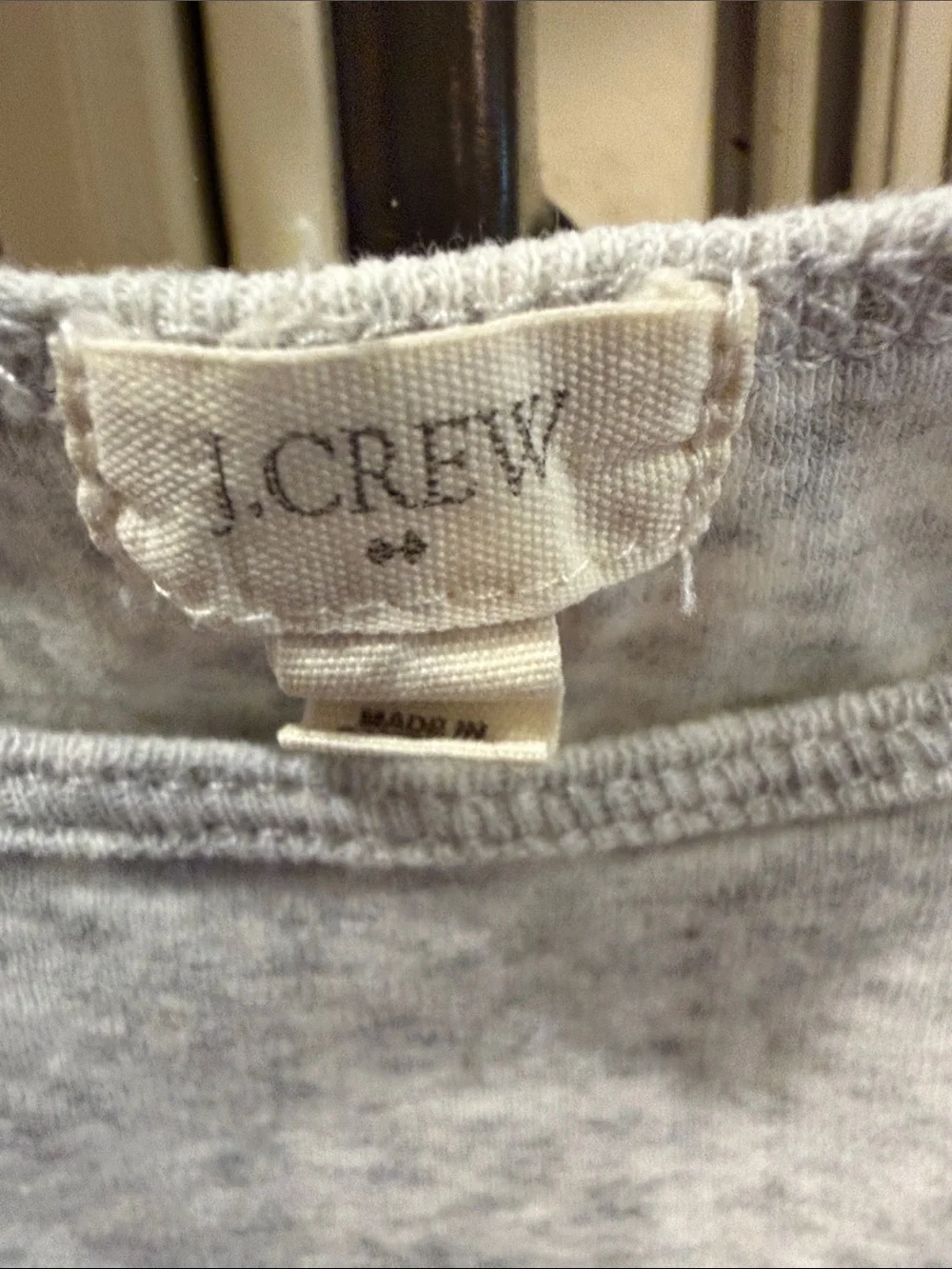 J. Crew Light Gray Scoop Neck Camisole